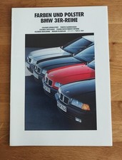 BMW E36 Farben + Polster - alle Modelle -PROSPEKT (1/1991)