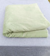 Sehr schöner Möbelstoff , dicker Baumwollsamt, helles lindgrün 148x295 cm