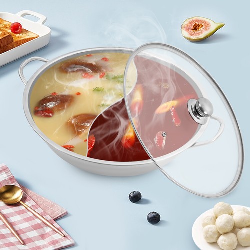 Hot pot mit trennwand - hot,