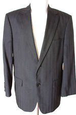 HUGO BOSS Sakko mit Wolle Seide Herren Gr. 50 in Schwarzgrau