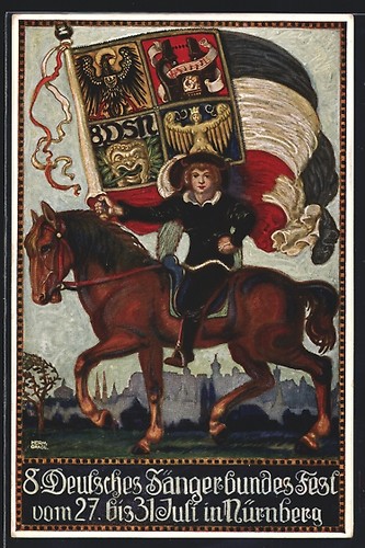 Künstler nürnberg 8 - künstler-ak,