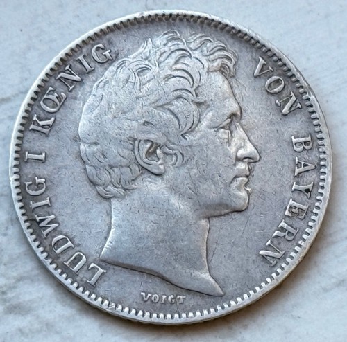 Gulden 1838 bayern ludwig - 1/2,