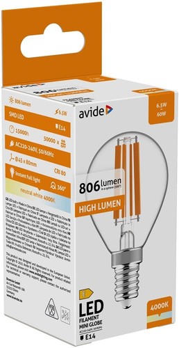 Avide led filament mini globe - avide,