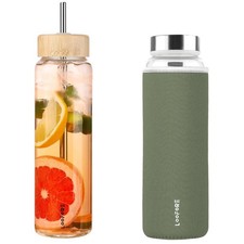 Wasserflasche Glas 1l BPA frei