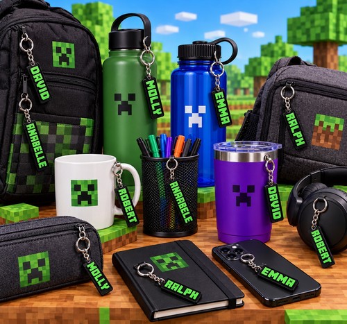 Schlüsselanhänger minecraft - schlüsselanhänger,