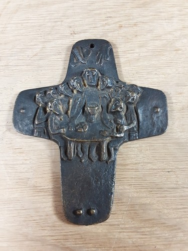 Bronze kreuz das letzte - bronze, "das