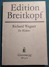 Richard Wagner Die Walküre Klavierauszug mit Text vocal score chant et piano