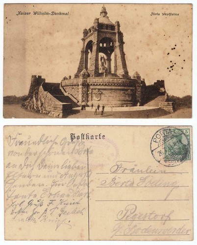 Porta westfalica - (a2390), ak