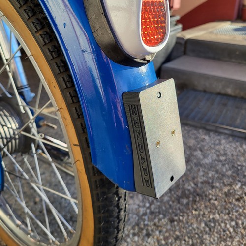 Kennzeichenhalter zündapp - kennzeichenhalter,
