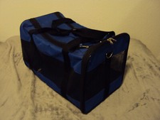✅  Transporttasche für Katze oder kleinen Hund***mittelgroße Haustiere***blau