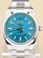 Rolex milgauss blue 116400gv - rolex,