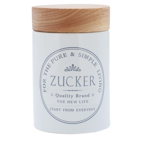 Zuckerdose keramik weiß - zuckerdose,