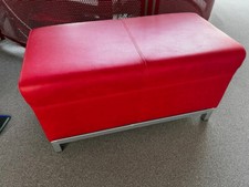 1 Stück Sitzbank rot