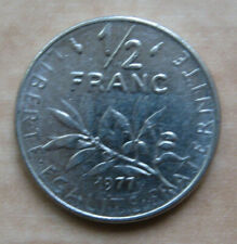 Frankreich 1/2 Franc 1977