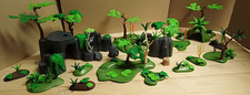 Playmobil -Bäume und Felsen