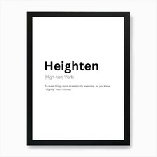 Heighten Definition Meaning 2