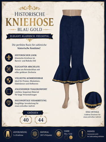 Historische kniehose damen - kniehose,