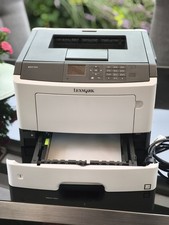 Lexmark MS415DN Laserdrucker, Schwarz/Weiß, gebr. inkl. Toner, belichtungseinche