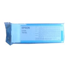 Original Epson Tinten Patrone T6142 cyan für Stylus Pro 4400 4450 Blister