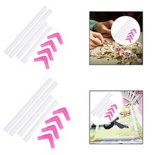 Kreuzstichrahmen DIY Stickerei Schnapprahmen Reifen für Seidenmalerei