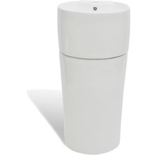 Waschbecken Keramik Hahnloch