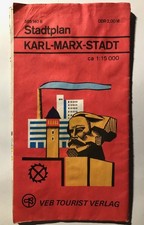KARL-MARX-STADT STADTPLAN DDR