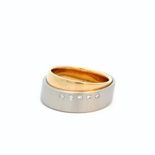 Damenring goldring bicolor - goldring,