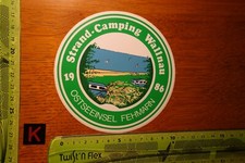 Alter Aufkleber Camping