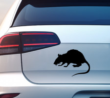 Aufkleber Ratte Rat Auto Bike