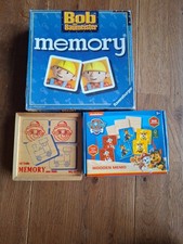 Memory 💜🩷 2x Holz