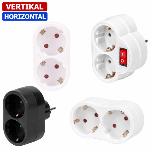 Doppelstecker mehrfachstecker - doppelstecker,