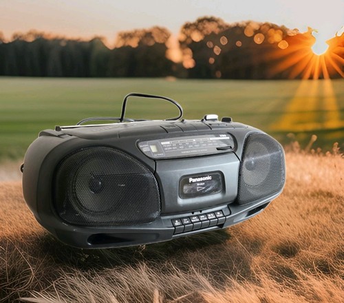 Panasonic ds10 boombox cd - boombox,
