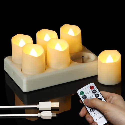 Led teelichter wiederaufladbar - teelichter,