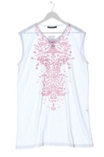 BALENCIAGA Longtop Damen Top Gr. DE 40 weiß-pink Casual-Look