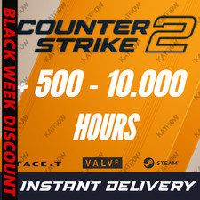 CS2 Steam Account | +500 - 10000 Hours | Faceit | SMURF | Instand Delivery