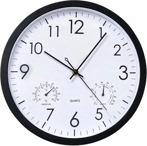Schwarz 30cm wanduhr für - schwarz,