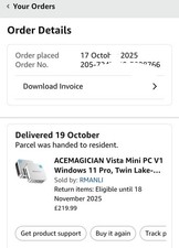 ACEMAGICIAN Vista Mini PC V1