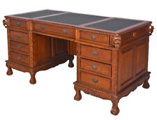 Luxus Schreibtisch Mahagoni