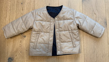 °° beige-silberne Steppjacke