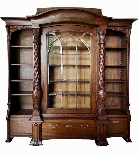 Großer bücherschrank vitrine - bücherschrank,