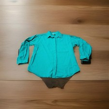 Miss Astor Bluse grün 38 40 Vintage 70er Jahre  