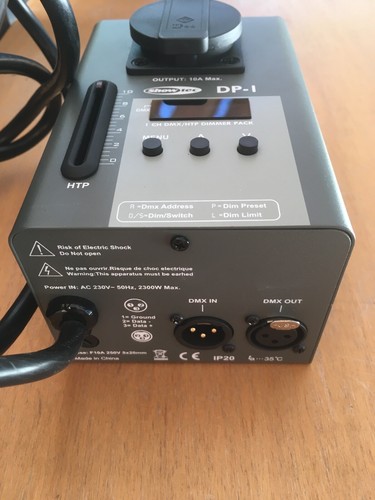 Showtec1 kanal dimmer 2kw dmx - showtec1-kanal,