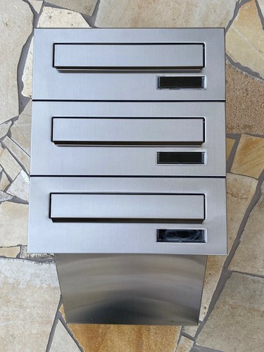 Neuer dreifach briefkasten - neuer, dreifach-briefkasten