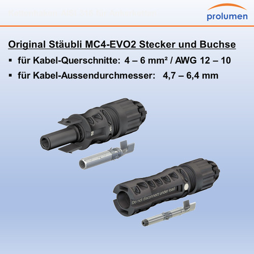 Original stäubli 4 - stäubli, q=4-6mm²