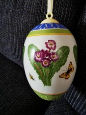 Hutschenreuther Porzellan Midi Ei Blütenpoesie * Primel *  OVP