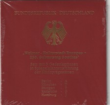 BRD 5*10 DM 1999 ADFGJ 925er