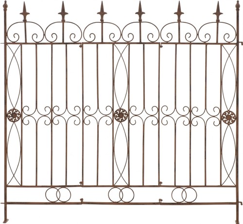 Gartenzaun mangold antik braun - gartenzaun,