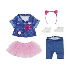 BABY born Deluxe Jeans Kleid Set | Babypuppen Puppenkleidung ab 3 Jahre