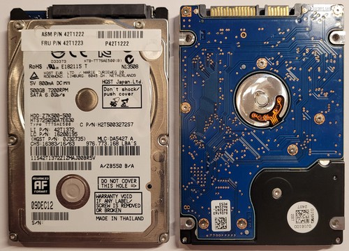 Hgst travelstar z7k500 500 - hgst,