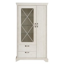 Vitrine pinie weiß - pinie, cm